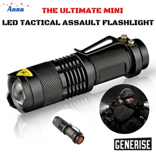 【Anna】1000 Lumens LED Tacticals Flashlight Waterproof Powerful Camping Mini Lamp Torch