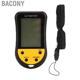 Bacony Electronic Altimeter  Weather Forecast Electronic Dial Multifunctional Backlit Display Full Screen  for Outdoor