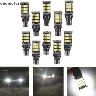 Rten หลอดไฟถอยหลังรถยนต์ LED 45 SMD 4014 T15 W16W 6000K N สีขาว 10 ชิ้น