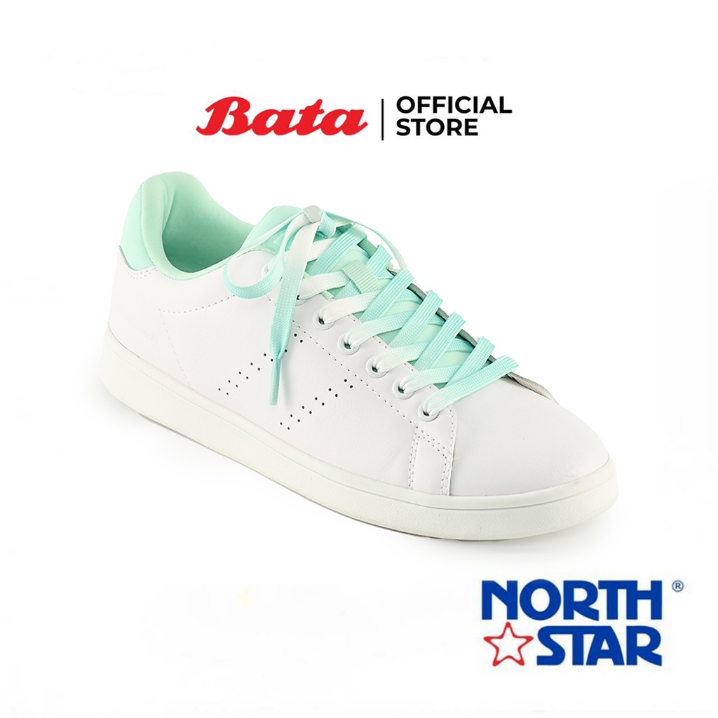 Bata บาจา ยี่ห้อ North Star รองเท้าผ้าใบแบบผูกเชือก รองเท้าแฟชั่น สนีกเกอร์ สำหรัผู้หญิง สีส้ม 5203072 สีเขียว 5207072 สีม่วง 5209072