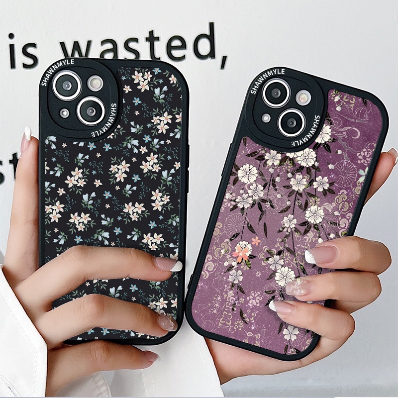 เคสโทรศัพท์มือถือแบบนิ่ม ลายดอกไม้ สําหรับ VIVO Y16 Y12S Y20 Y20s Y21 Y33s Y17 Y15 Y12 Y22 Y50 Y30 Y