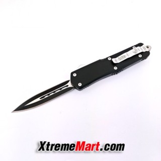 มีด มีดสปริงตรง คม 2 ด้าน Microtech รุ่นใหญ่ Combat Troodon 00556 D/E Automatic Knife Camping Tool (Dual Front)