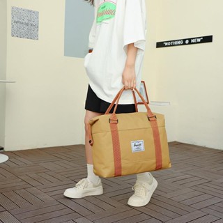 d_coutdoor กระเป๋าถือ กระเป๋าเดินทาง กระเป๋าคาดสี  ใส่ของได้เยอะเรียบง่าย กระเป๋าสัมภาระแบบพกพาใบใหญ่ ทนแข็งแรง
