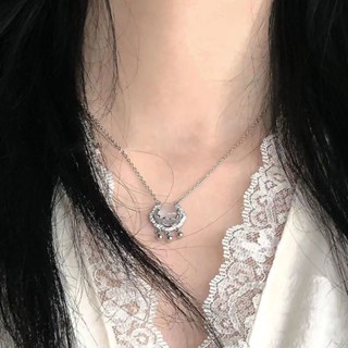 New 2023 Guofeng Xiangyun Lock Necklace Ping An Auspicious Senior Light Luxury Niche Chinese Design Female Clavicle Chain