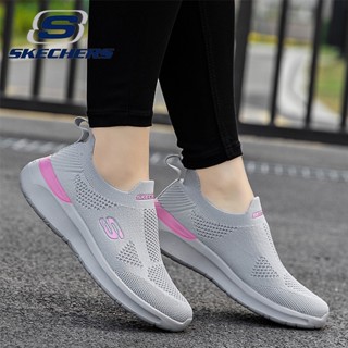 Skechers_ รองเท้ากีฬาลําลอง ผ้าตาข่าย น้ําหนักเบา พื้นหนา ทนต่อการเสียดสี แฟชั่นสําหรับผู้หญิง