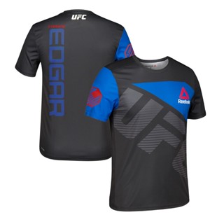 เสื้อกีฬาแขนสั้น ลายทีม UFC Reebok Official Fight Kit Walkout Jersey สําหรับผู้ชาย 2023