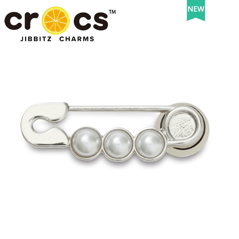 JIBBITZ cross charms ตัวติดรองเท้า พังก์ดำDIY2025 ตัวติดรองเท้า cross