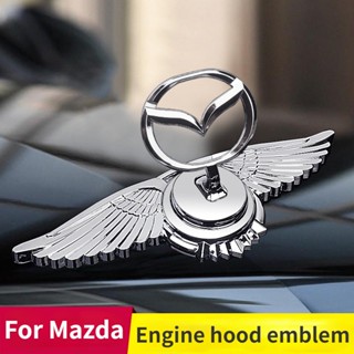 สติกเกอร์โลโก้โลหะ สามมิติ ดัดแปลง สําหรับเครื่องยนต์ Mazda3 Axela Cx-5 30 4 8 ATENZA