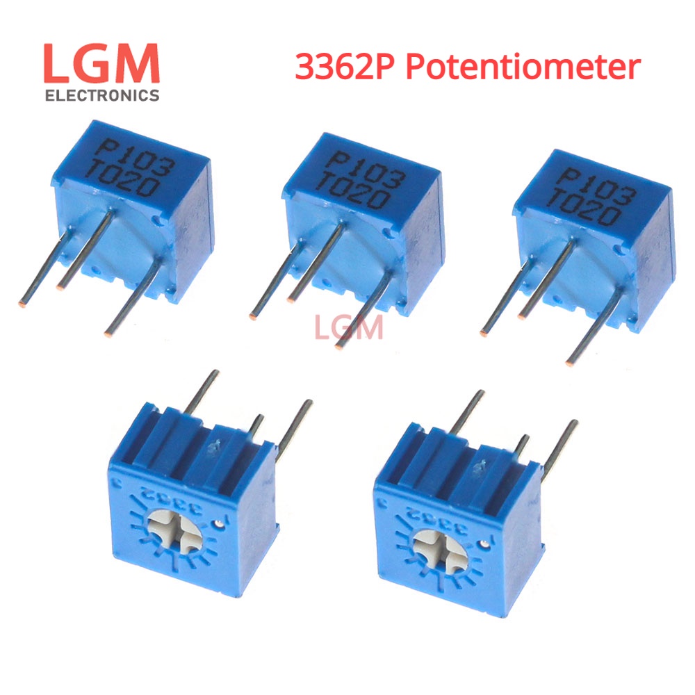 20 ชิ้นตัดแต่ง Potentiometer 3362P 10R 20R 50R 100R 200R 500R 1K 2K 5K 10K 20K 50K 100K 200K 500K 1M