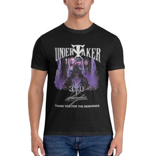 เสื้อยืดลําลอง แขนสั้น พิมพ์ลาย The Undertaker ส่วนลดพิเศษ