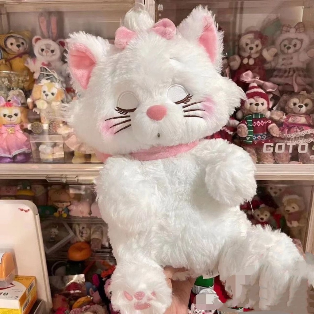 Action Figurines 287 บาท Cute Mary cat dozing off series of dolls cartoon cats to appease girls plush dolls girl heart gift Hobbies & Collections