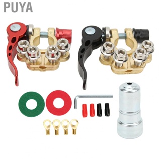 Puya 4 Way  Terminal   Connector Good Electrical Conductivity  for Car Truck for SAE JIS Type A Posts