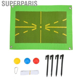 Superparis Golf Training Mat  Golf Training Rug Plastic Durable Wear Resistant  for Home for Beginner