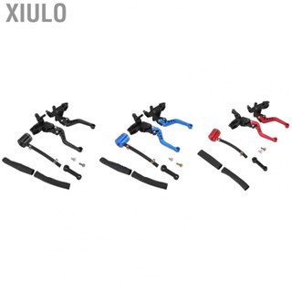 Xiulo Clutch Brake Handle Levers  7/8in Motorcycle Levers Anodized Surface with Master Cylinder Reservoir for Below 400cc Motorbikes