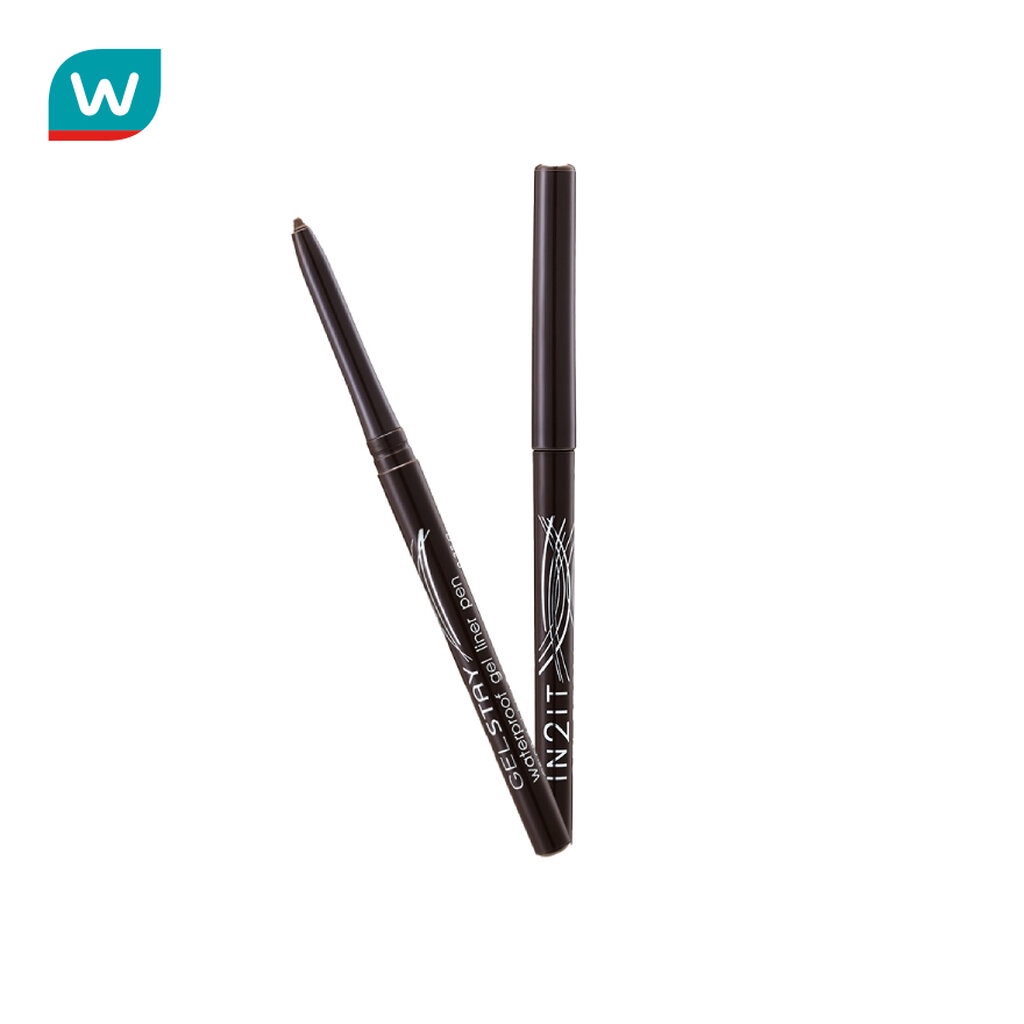 IN2IT อินทูอิท เจล สเตย์ วอเตอร์พรูฟ เจล ไลเนอร์ เพ็น 0.35ก. #GSL02 สีน้ำตาลเข้ม