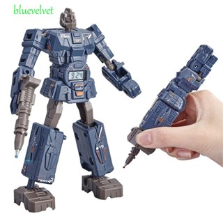 Bluevelvet ฟิกเกอร์แปลงร่าง ของขวัญเด็กผู้ชาย ของเล่นตลก Transformer ของเล่น พร้อมนาฬิกา ปากกาเขียน เปลี่ยนรูปร่างได้