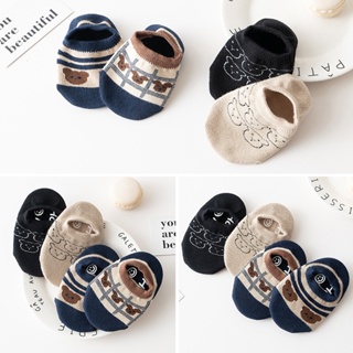 ถุงเท้าข้อสั้น ผ้าฝ้าย แบบนิ่ม กันลื่น ระบายอากาศได้ดี พิมพ์…