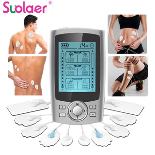 Suolaer ใหม่ เครื่องนวดกล้ามเนื้อดิจิตอล แบบพกพา 36 โหมดชาร์จ EMS