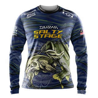 เสื้อกีฬาแขนสั้น ลายทีม L Daiwa salty stage UMRD