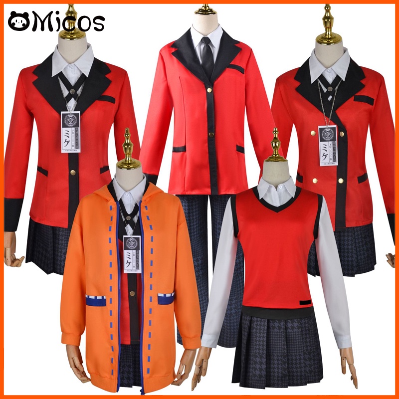 ชุดเครื่องแต่งกายคอสเพลย์ Kirari Momobami Kakegurui Yumeko สําหรับเด็กผู้หญิง