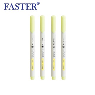 FASTER ปากกาเน้นข้อความ รุ่น Mood HT838 สีเหลือง ขนาด 4 มม.