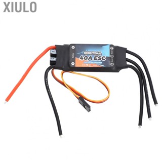 Xiulo Bidirectional 40A Brushless ESC  Sensitive 40A Brushless ESC 2‑6S  for RC Car Boat