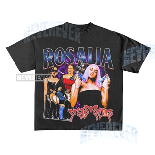 เสื้อยืด พิมพ์ลาย Rosalia 90s Retro Regaetton Bootleg Rap 90s สไตล์วินเทจ สําหรับผู้ชาย และผู้หญิง