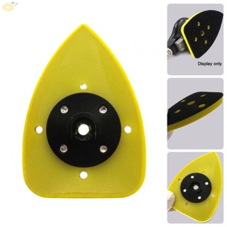 【VARSTR】Sanding Pad Triangular Yellow+Black 100x70mm Grinding Replacement Disc