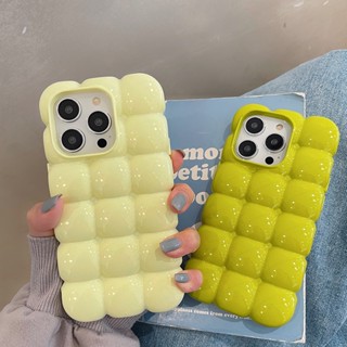 เคสป้องกันโทรศัพท์มือถือ ลายขนมปังช็อคโกแลต 3D แวววาว สําหรับ iPhone 14 13 12 Pro Max 11