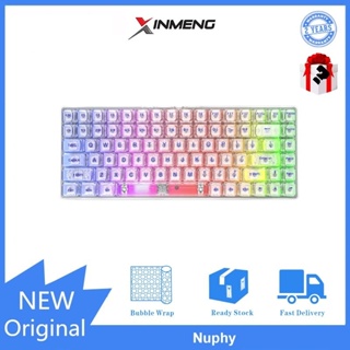 Xinmeng X84 คีย์บอร์ดเมคคานิคอล มีสาย สามโหมด ปลั๊กไฟ RGB