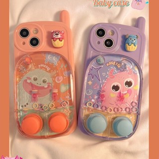 พร้อมส่ง เคสโทรศัพท์มือถือ ลายการ์ตูนหมีสตรอเบอร์รี่ มอนสเตอร์ตัวน้อยน่ารัก สําหรับ Apple Iphone 14promax 13 12