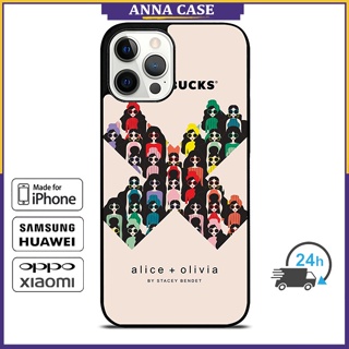 เคสโทรศัพท์มือถือ ลาย Alice and Olivia 3 สําหรับ iPhone 14 Pro Max 13 Pro Max Samsung Galaxy Note10+ S21Ultra