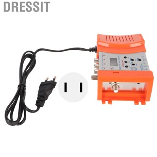 Dressit AV To RF Converter  Output Level Adjustable TV Link Modulator 90‑240V Easy To Install Clear Image  for AV Source