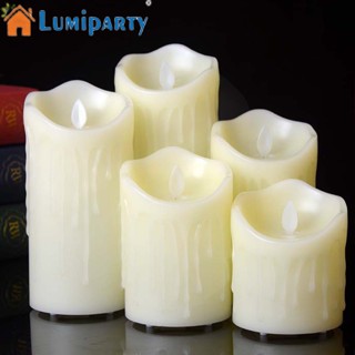 Lumiparty เทียนอิเล็กทรอนิกส์ LED พร้อมรีโมตคอนโทรล สําหรับตกแต่งบ้าน ปาร์ตี้