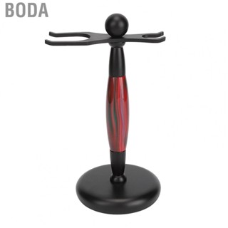 Boda Shaving Brush Holder Stand  Shaving Razor Holder Stand Hygienic Modern Design Rust Resistant Alloy  for Restroom for Most Brush and Razor Models