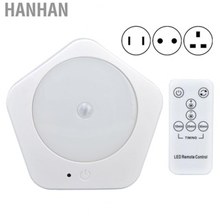 Hanhan Plug In Night Light Induction Lamp With  Control Timer Kitchen Bedroom