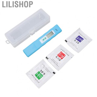 Lilishop PH Meter Light Blue Portable High Accuracy With Temperature  Swimming