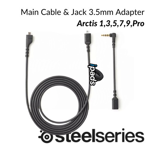 สาย Steelseries Arctis Micro USB 8-pin to Jack 3.5 มม. สายหลัก Aux