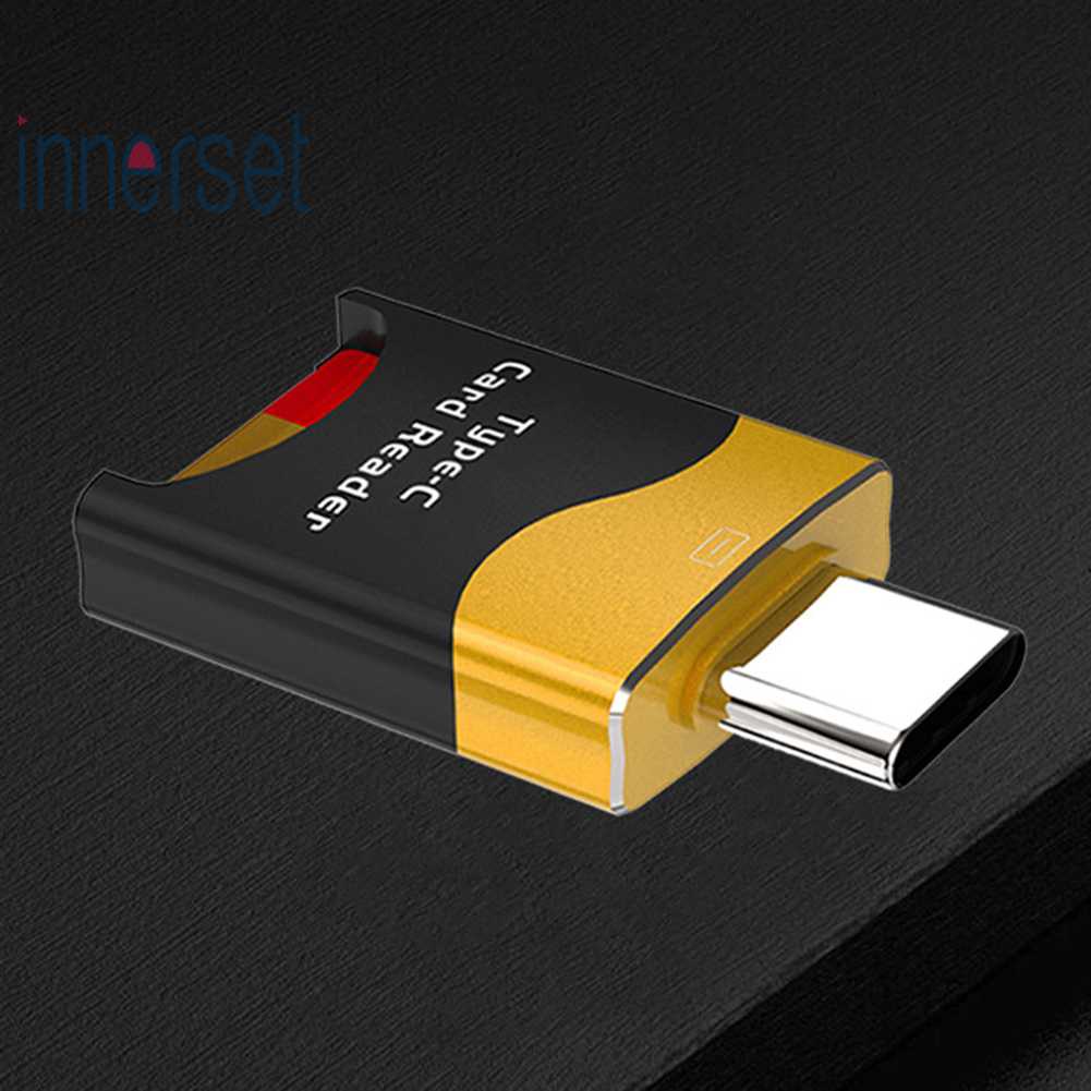 เครื่องอ่านการ์ด Type-C แฟลชไดรฟ์ Mini Micro SD Card Reader สําหรับ Huawei iPad Macbook