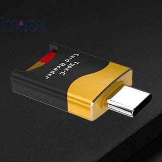 เครื่องอ่านการ์ด Type-C แฟลชไดรฟ์ Mini Micro SD Card Reader สําหรับ Huawei iPad Macbook