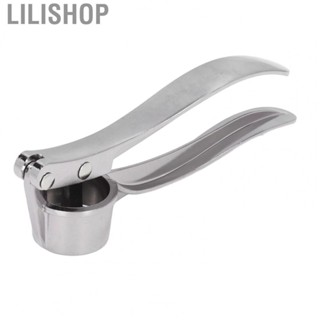 Lilishop Garlic Press Crusher  Ginger Squeezer Heavy Duty Peeler  for Home Kitchen