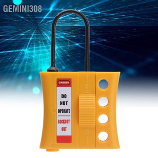 Gemini308 Hasp Tagout Stop Lockout Nylon ABS 4 Hole Insulated Loto Safety Lock for 36mm Keyholes