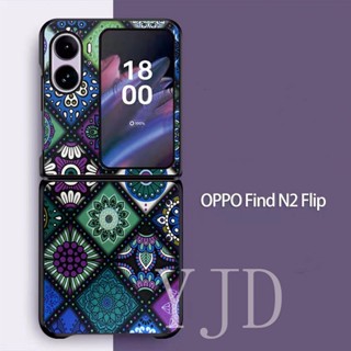 เคสโทรศัพท์มือถือ PC กันกระแทก สไตล์จีน สําหรับ OPPO Find N2 Flip