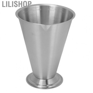 Lilishop Cocktail Mixing Cup  One Piece Molding Process Bartending Cup Stainless Steel  for Bars