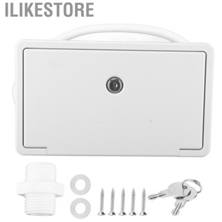 Ilikestore Outdoor Shower Tool Durable Exterior Shower Box Kit with 2 Keys for Motorhome Caravan Marine Boat