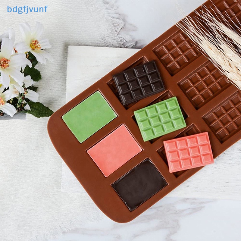 Bdgf แม่พิมพ์ซิลิโคน 12 ช่อง สําหรับทําช็อคโกแลต ฟองดองท์ ขนมหวาน บาร์ TH