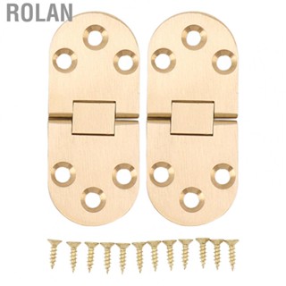 Rolan 180 Degree Brass Flap Hinge  2 Sets Heavy Duty Folding Flip Top Hinge with Gold Screws for Sewing Machine for Coffee Table for Window