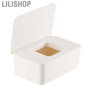 Lilishop Wet Wipes Holder  Wet Wipes Dispenser Easy Use PP Good Sealing Smoothly Appearance Modern  for Home
