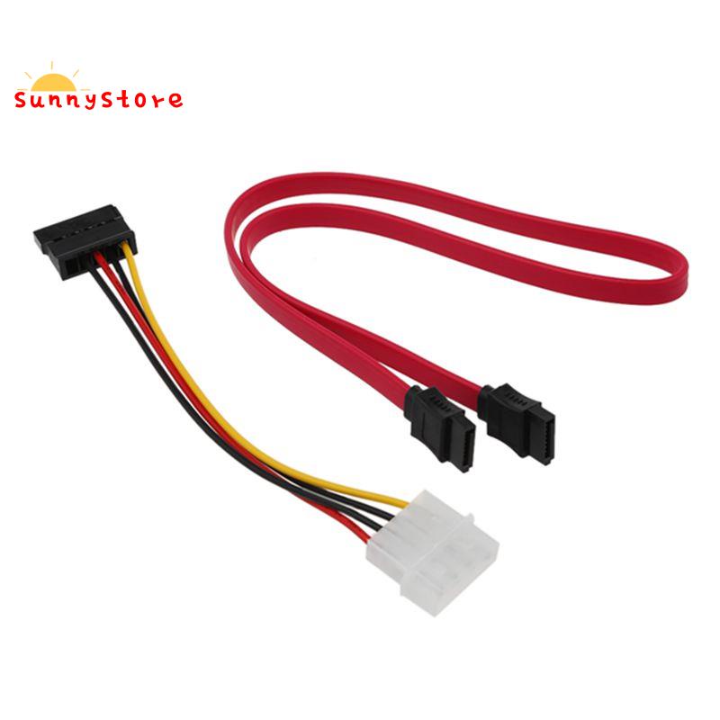 สายเคเบิลอะแดปเตอร์ 1 SATA และสายเคเบิลข้อมูล SATA 1 เส้น