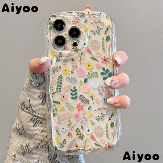 เคสโทรศัพท์มือถือ แบบนิ่ม สําหรับ 13✅เคสป้องกันโทรศัพท์มือถือใส แบบนิ่ม ลายดอกไม้ กันกระแทก สําหรับ Apple Iphone 12 14 11xr Xspromax 7 8p 7MWZ